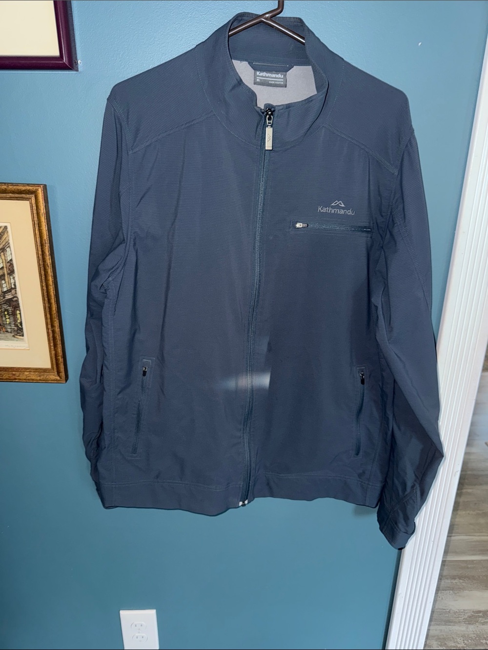 Kathmandu Men's Dark Navy Lightweight Zip Jacket